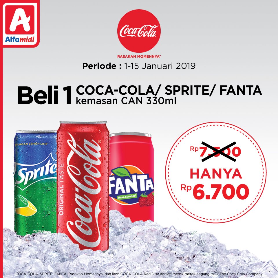 #Alfamidi - Promo Produk CocaCola Harga Spesial (s.d 15 Jan 2019)