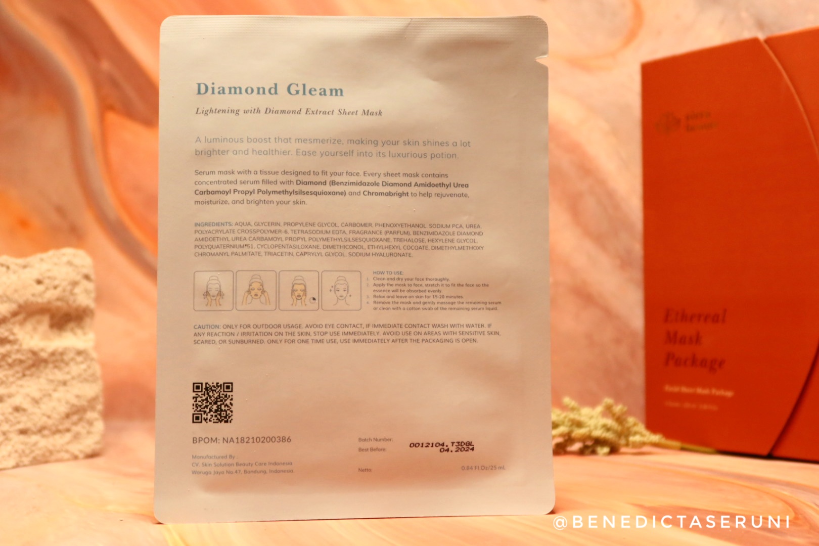 Terra Beaute Diamond Gleam Sheet Mask by Benedicta Seruni