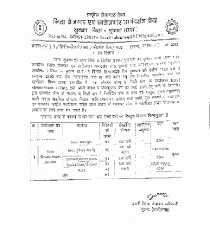 CG 10TH 12TH DCA PASS JOB VACANCY 2022 | छत्तीसगढ़ में दसवीं बारहवीं एवं डीसीए कंप्यूटर पास जॉब के लिए वेकेंसी