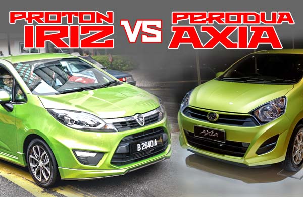 Proton Iriz Vs Perodua Axia - Blogger Lelaki