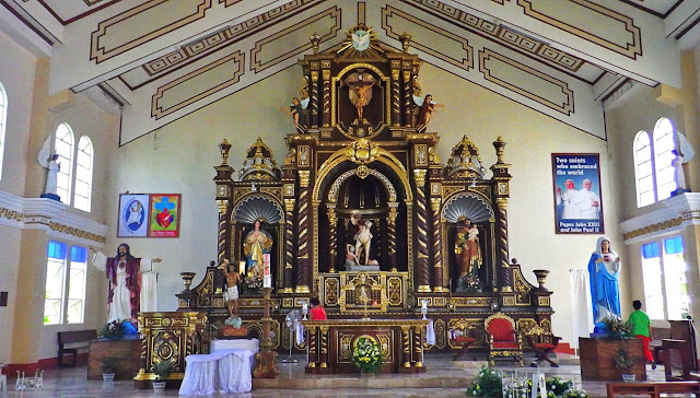 altar of St. James the Apostle Parish Church of Caibiran, Biliran