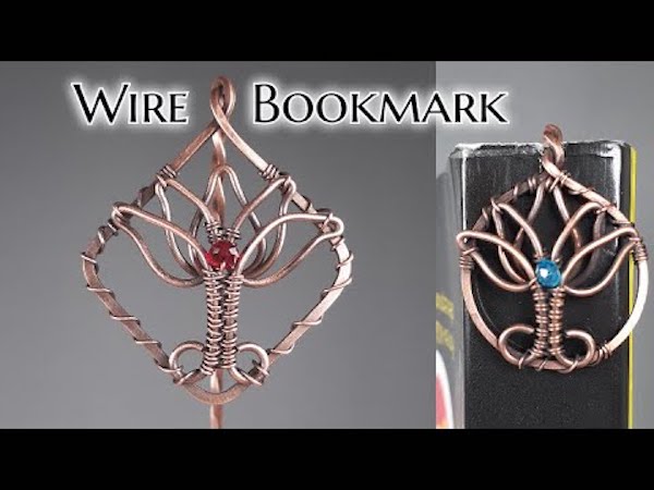 Lotus Flower Wire Wrapped Bookmark Tutorial | Lotus Ring Tutorial