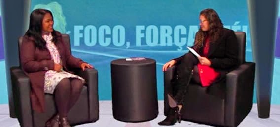 Miriam Monteiro e Zezé Paulino no programa Foco Força e Fé