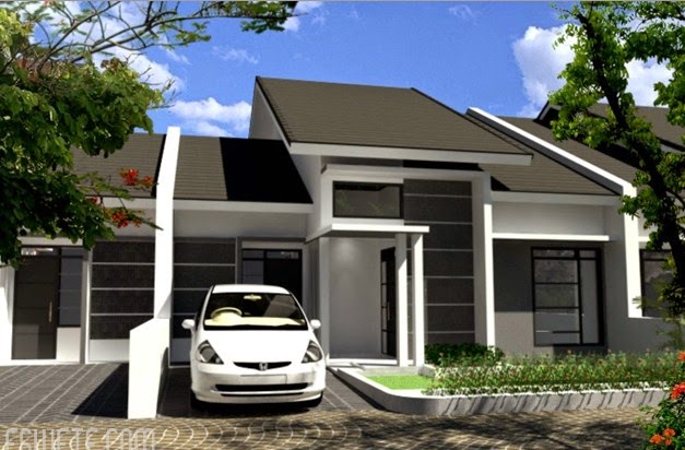 Denah Model Rumah Minimalis Type 70 Terbaru 2016  Gambar 