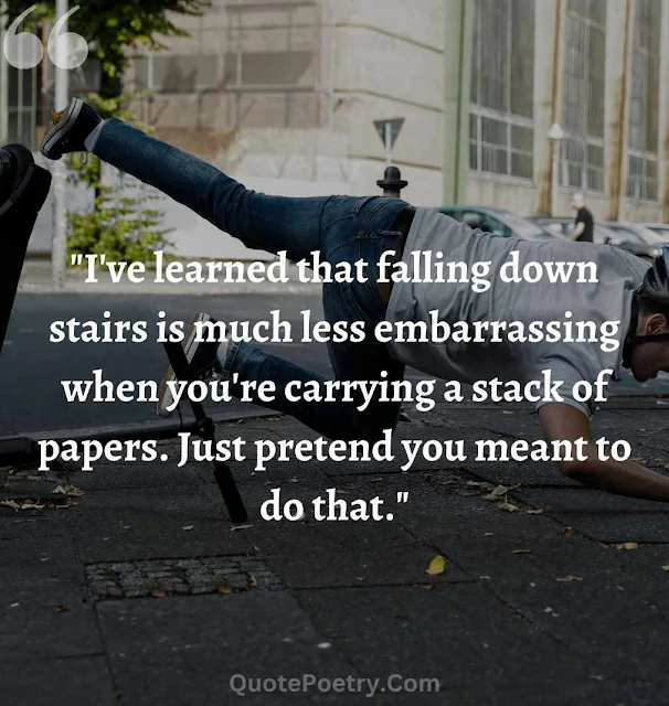 Falling Funny Quotes