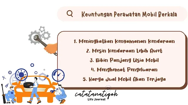 keuntungan perawatan mobil berkala