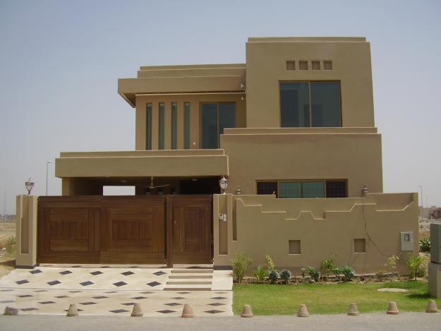 pakistani new home designs exterior views.