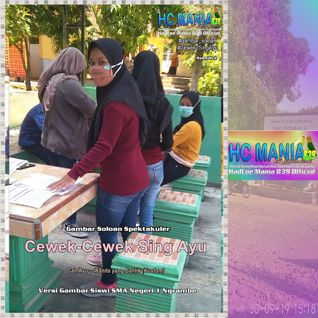 Gambar Soloan Spektakuler - Gambar Siswa-Siswi SMA Negeri 1 Ngrambe - Buku Album Gambar Soloan Edisi 13