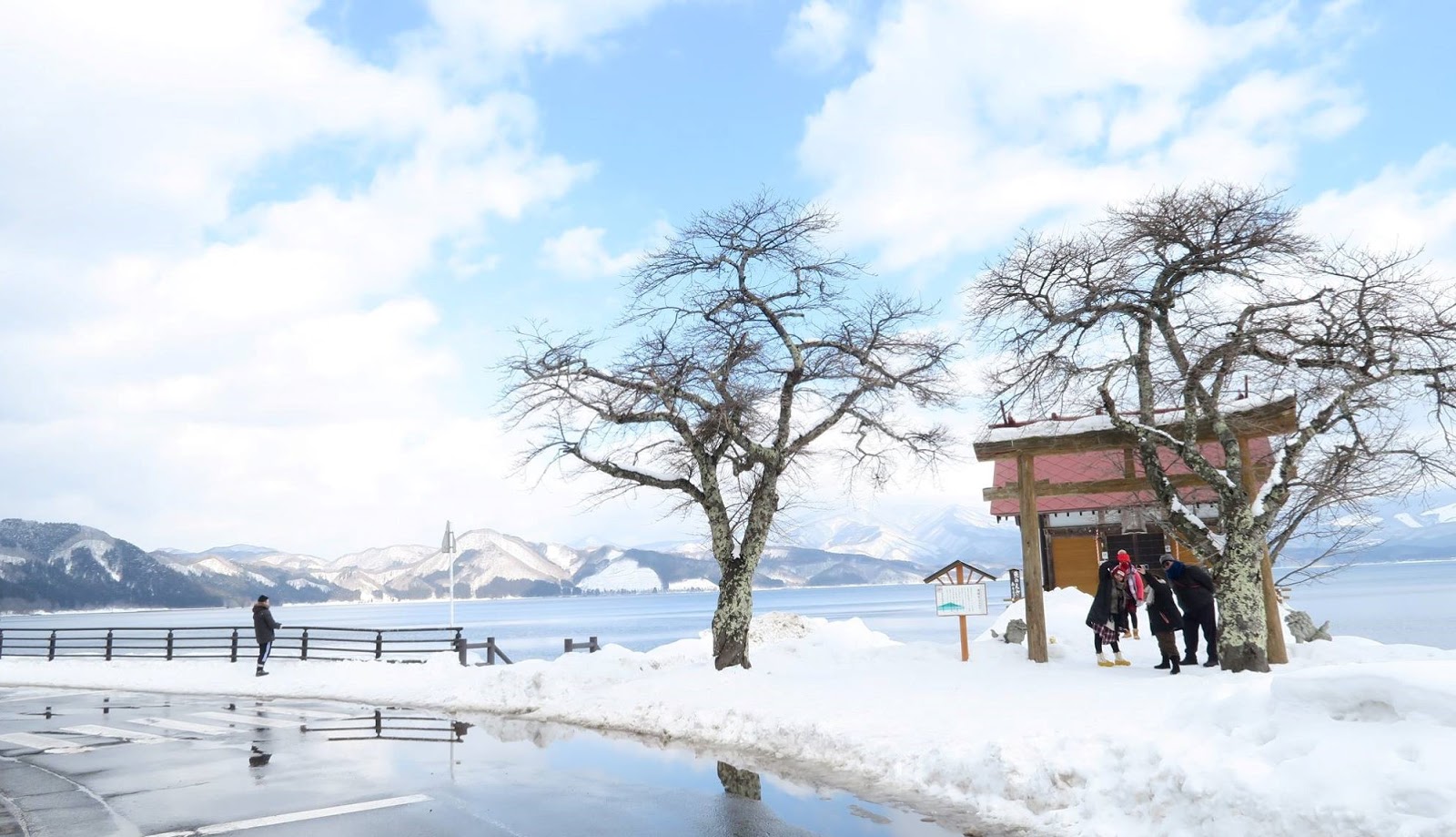 田沢湖一周線-たつこ像-辰子像-御座石神社-思い出の潟分校-乳頭溫泉鄉-角館