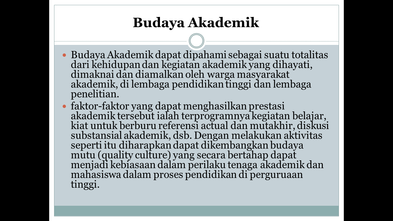 JATI DIRI MAHASISWA dan BUDAYA AKADEMIK  sahabat