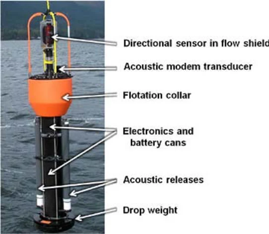 Figure 5. (b) A detailed diagram of an underwater acoustic sensor node; 