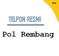 Nomor darurat yang ada di Polsek kabupaten Rembang