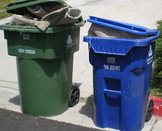 Trash bins, photo by Rosemary West © 2009