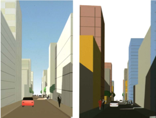 Modèle d'urbanisme post moderne de Christian de Portzamparc