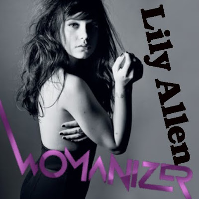 Lily Allen Womanizer MBM single cover from her It's Not Me 