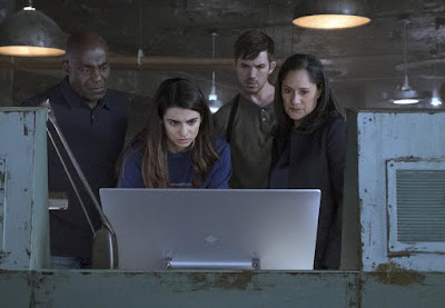 Paterson Joseph, Sakina Japery, Clauda Doumit and Matt Lanter in Timeless Season 2