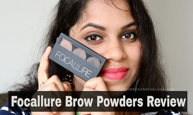 Focallure Brows Powder Review and Swatches 