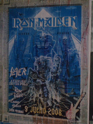 Iron Maiden, Rose Tattoo, Slayeré já esta tarde
