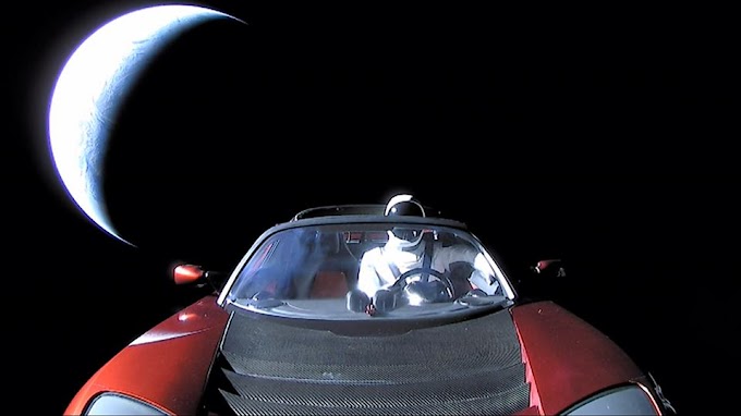 Starman com o seu passeio no espaço profundo completou a sua primeira volta ao redor do Sol 🚗👩‍🚀