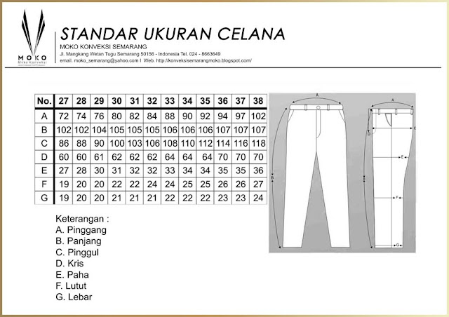 WARNA KAIN SIZE