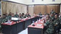 Kodim Banyumas Gelar Sidang Pankar Menentukan Kenaikan Pangkat