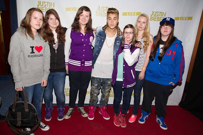Justin Bieber from Meet and Greet,Helsinki