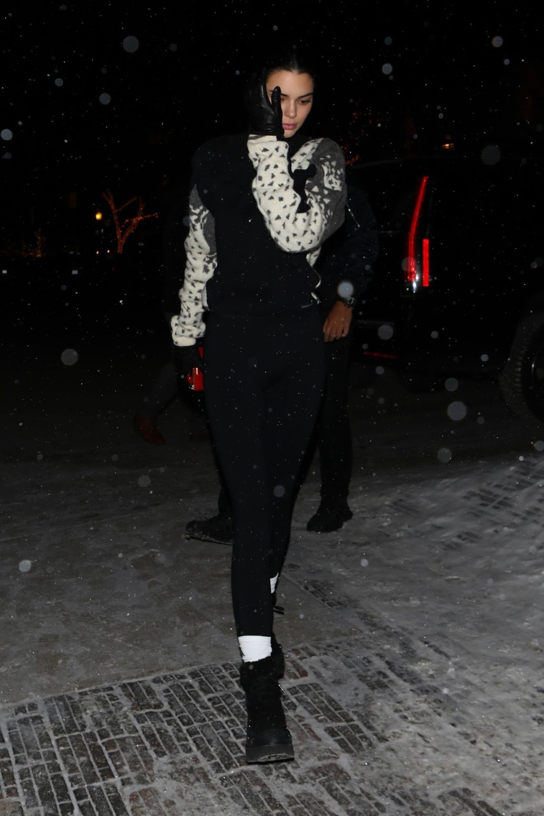 Kendall Jenner night out style fashion photo