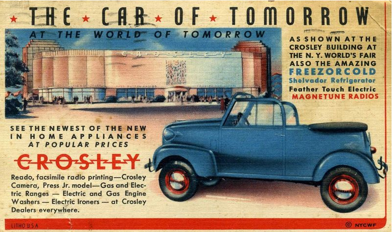  my best NOT to collect everything with a picture of a Crosley car on it