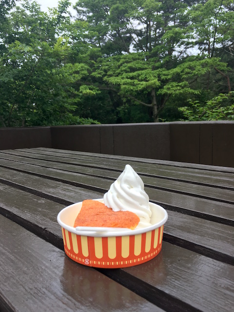 六甲山牧場のケーキ＆ソフトクリーム
