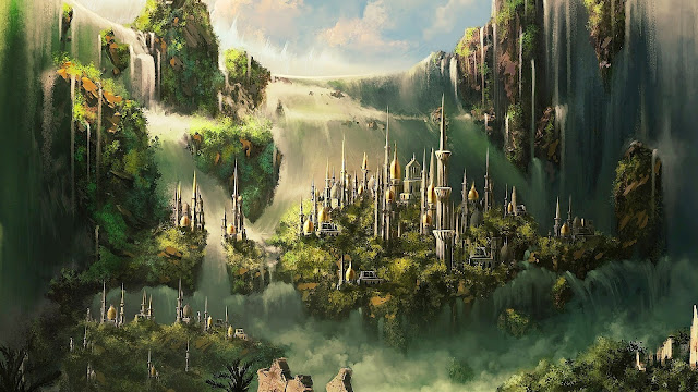 Fantasy City floating