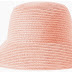 Plain Lining Pink Color Summer Hat for Women 