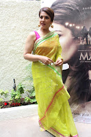 Bollywood Actress Raveena Tandon in Transparent Green Saree at Trailer Launch Of Film Maatr  0008.JPG