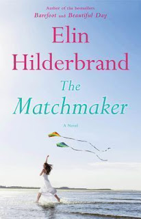 The Matchmaker book cover (a woman in a white dress running along the beach, flying a kite)