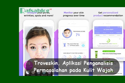 √ Troveskin, Aplikasi Penganalisis Permasalahan Kulit Wajah