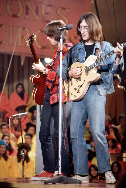 John Lennon y Eric Clapton