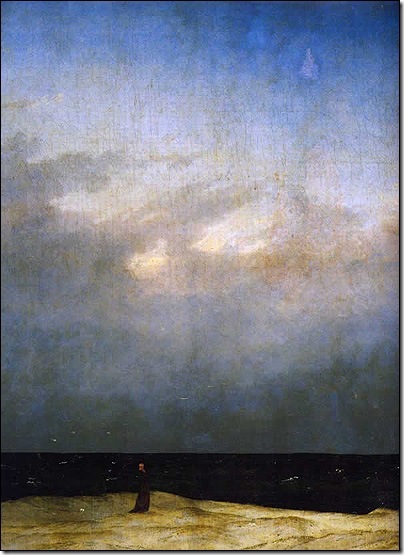 Monaco in Riva al Mare Caspar David Friedrich 1810 riva hayek