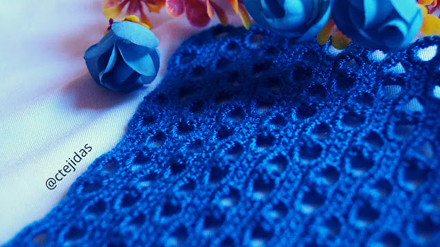 TUTORIAL PASO A PASO Punto Panal a Crochet | 3 Minutos