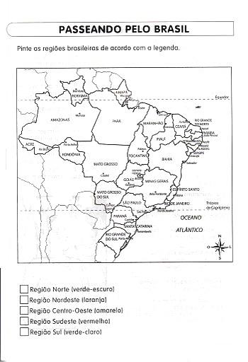 mapa do brasil regioes. Cartografia - Mapa: Brasil -