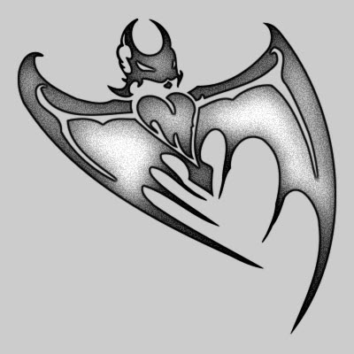 You can DOWNLOAD this Bat Tattoo Design - TATRBA21