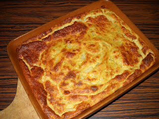 Soufflé d'Asperges au pesto