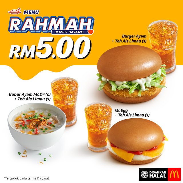 McDonald’s Malaysia Launches RM5 Menu Rahmah As Part of Its Commitment to Serve All Malaysians