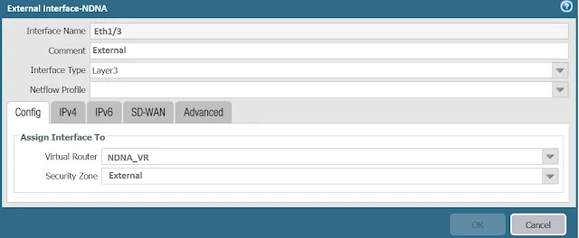 Paloalto External Interface