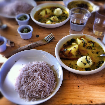 The Sri Lankan breakfast at the Pavilion Cafe, Victoria Park ©bighomebird