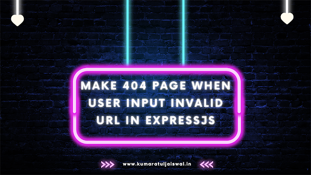 Make 404 page for user goes to invalid page