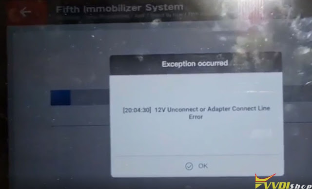 Xhorse Audi BCM2 Adapter 12V Unconnect Error 1