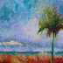 Florida View Mixed Media Painting By Amy Whitehouse