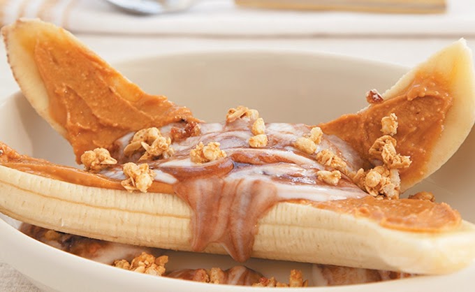 How to Boston Cream Peanut Butter Breakfast Banana Split