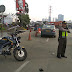 Kanit Sabhara dan Personil Ploting Pengaturan Lalulintas Sore, Peneguran Pengendara Bermotor