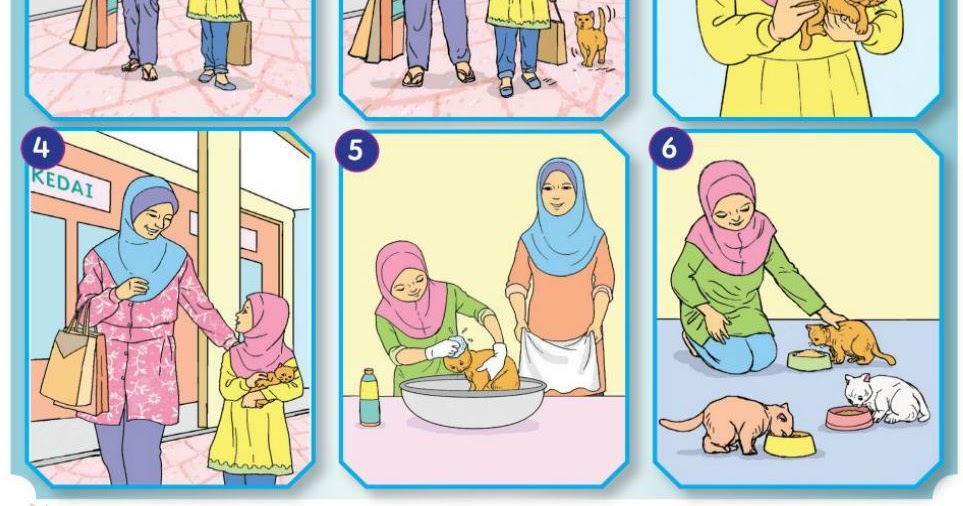 Contoh-contoh Karangan Sekolah Rendah: Cerita: Anak Kucing Comel