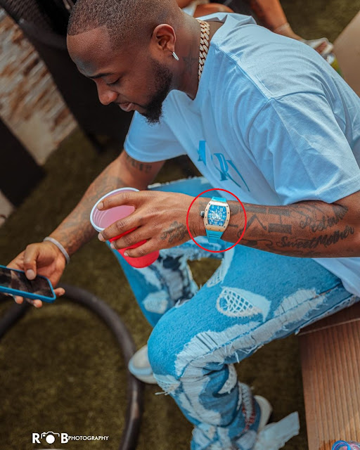 Check Out Davido’s Watch That Is Reportedly Worth Over ₦42 Million (Photos)